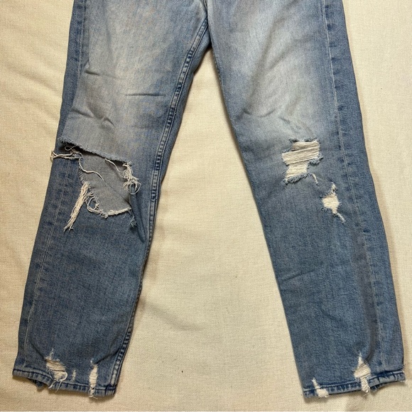 MOTHER Superior The Tomcat The Confession Distressed Straight Leg Jeans 28 - Picture 9 of 16